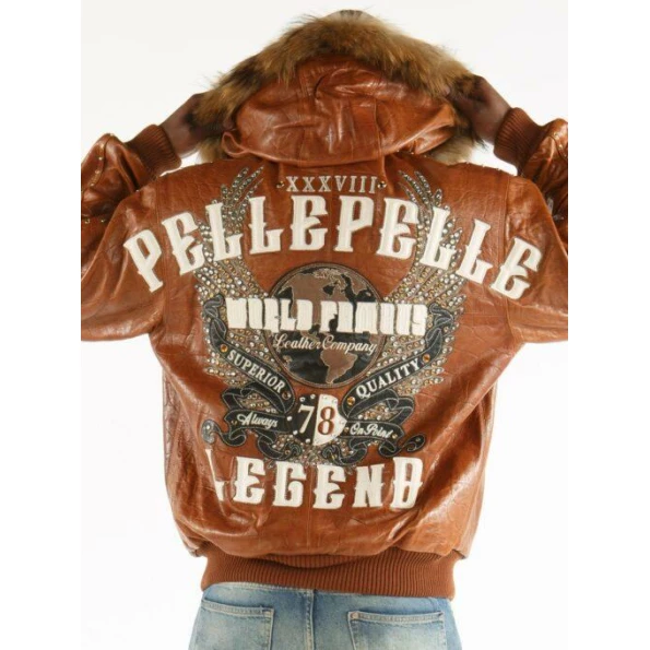 PELLE PELLE LEGEND HOODIE LEATHER JACKET view 2