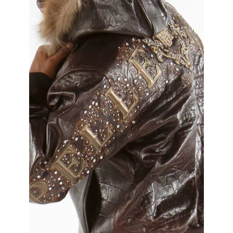 PELLE PELLE MB CREST HOODIE LEATHER JACKET view 4