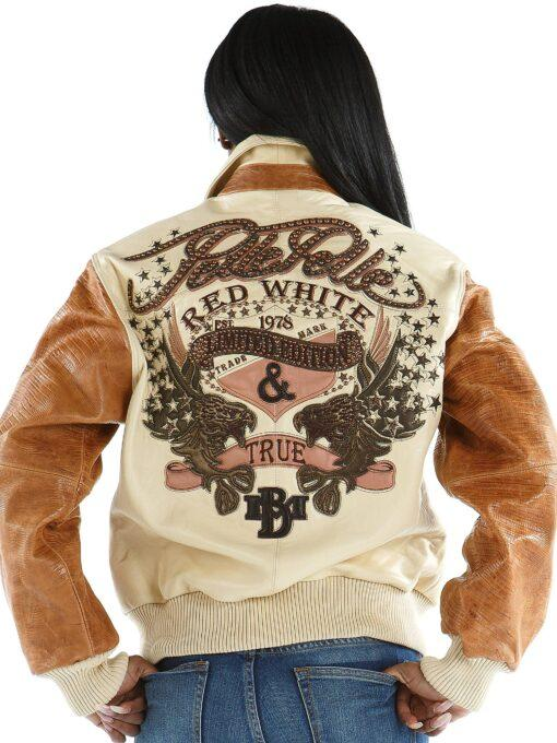 Pelle Pelle Red White & True Cream Jacket | Women Jacket view 2