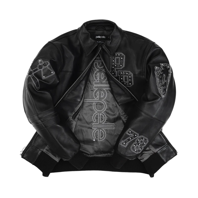 BLACK RENEGADES LEATHER JACKET view 3