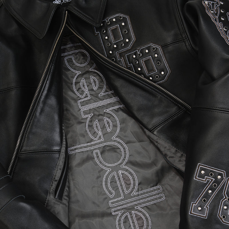 BLACK RENEGADES LEATHER JACKET view 4