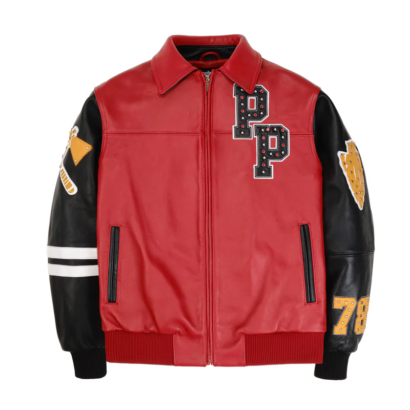 RED RENEGADES LEATHER JACKET view 2