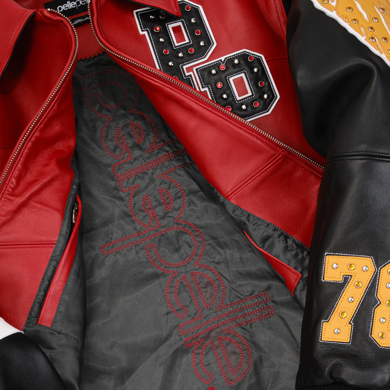 RED RENEGADES LEATHER JACKET view 4
