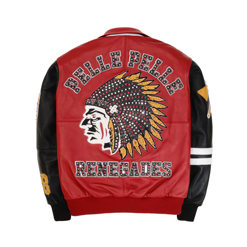 RED RENEGADES LEATHER JACKET