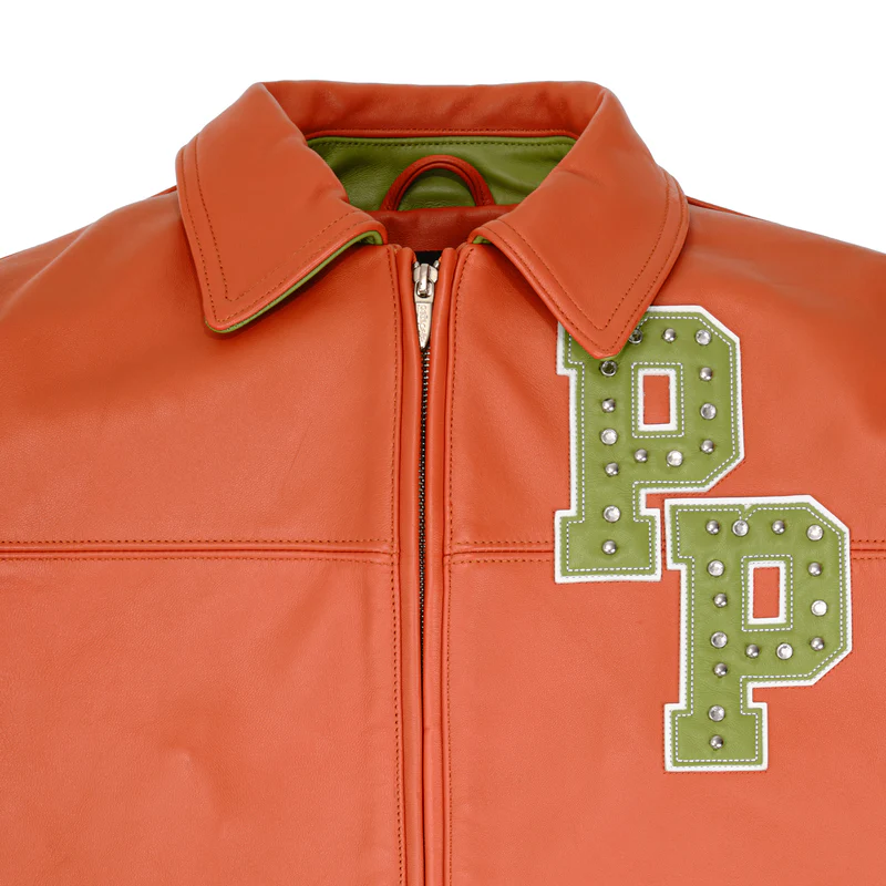 ORANGE RENEGADES LEATHER JACKET view 3
