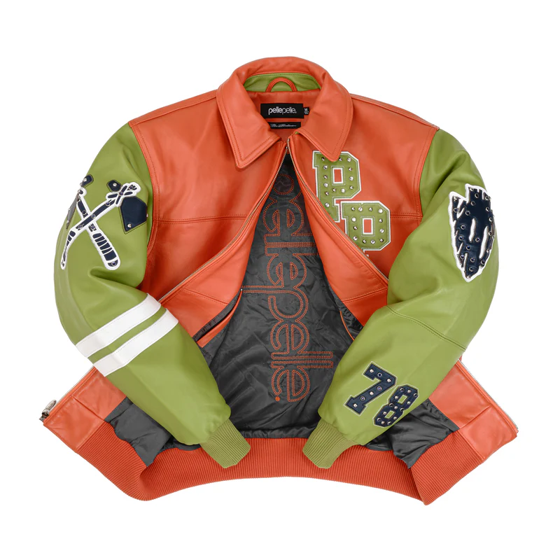 ORANGE RENEGADES LEATHER JACKET view 2