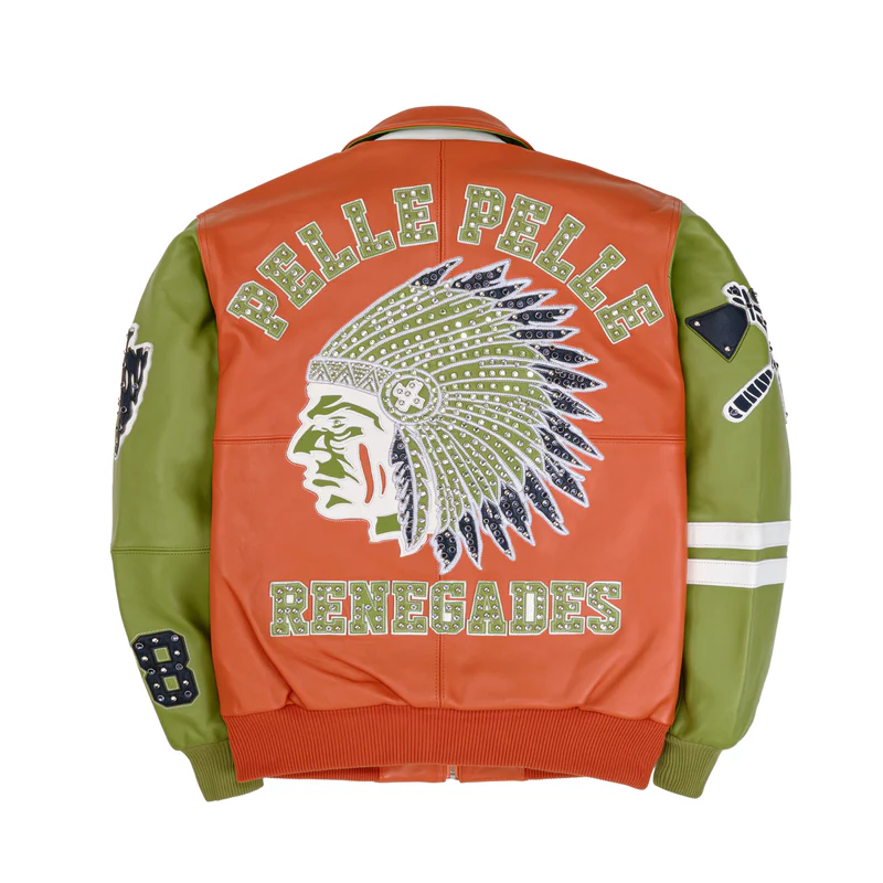 ORANGE RENEGADES LEATHER JACKET