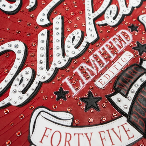 Pelle Pelle Red Collector Series Leather Jacket | G.O.A.T view 4