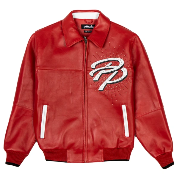 Pelle Pelle Red Collector Series Leather Jacket | G.O.A.T view 2