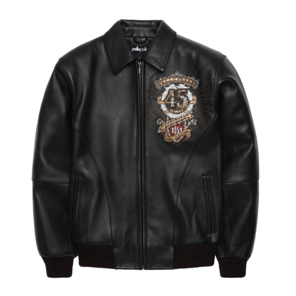 Pelle Pelle 45th Anniversary Studded Jacket | Black Jacket view 2