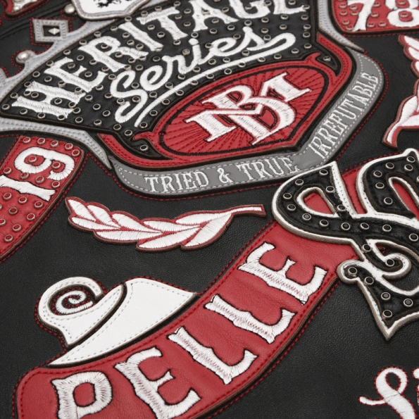 Pelle Pelle Heritage Series Red Black MB Jacket view 3