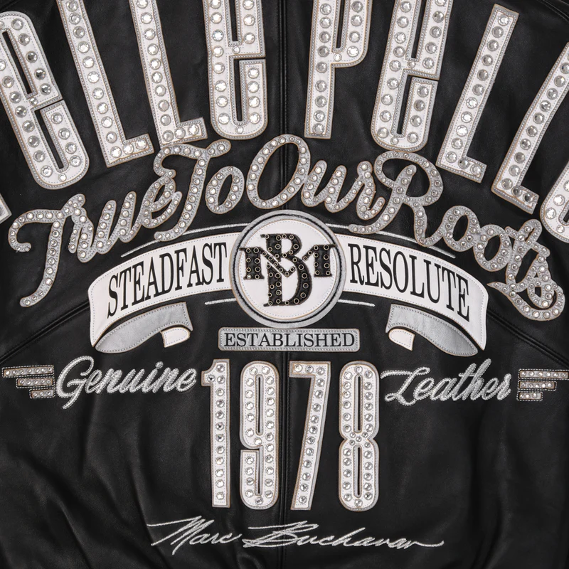 WHITE TRUE TO OUR ROOTS LEATHER JACKET view 5