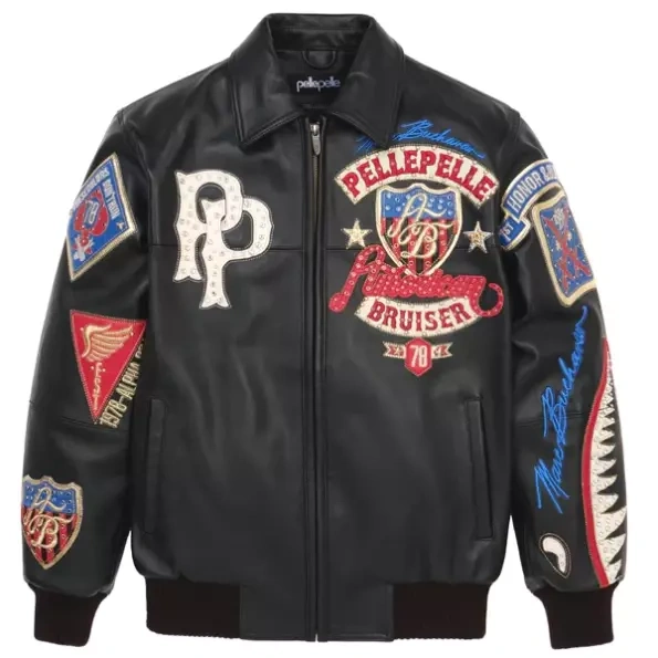 Pelle Pelle Black MB American Bruiser Jacket | Men Jacket view 2