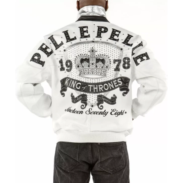 Pelle Pelle Men King Of Thrones White Jacket view 2