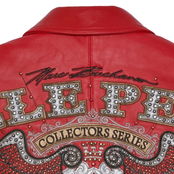 Pelle Pelle Red Collector Series Studs Jacket | MB Jacket view 4