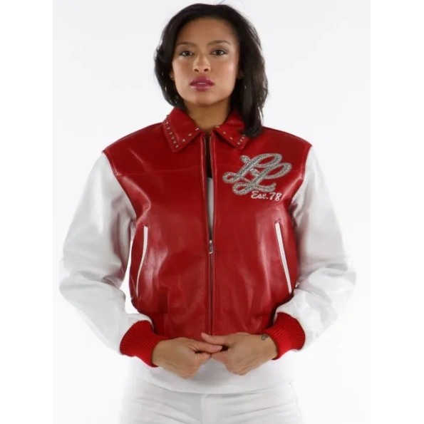 Pelle Pelle Red Notorious 90s Leather Jacket | Women Jacket view 2