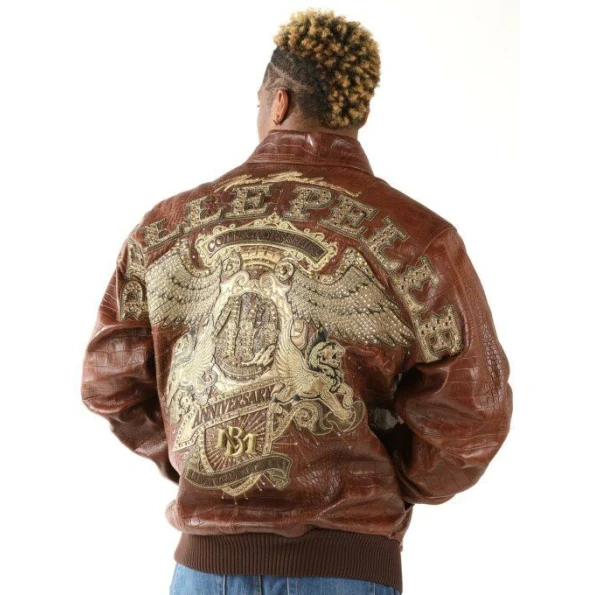 Pelle Pelle Men 40th Anniversary Brown Jacket | MB Jacket