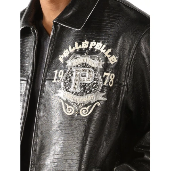 Pelle Pelle Unrivaled MB Studs Leather Jacket | Men Jacket view 4