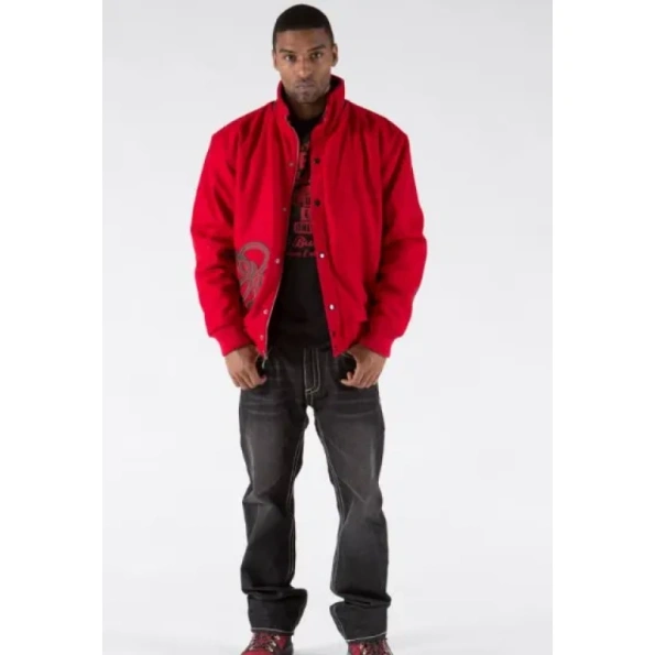 Pelle Pelle Men 35th Anniversary Red Wool Jacket view 2