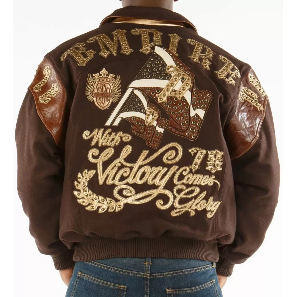 Pelle Pelle Brown Empire Wool Jacket | Men Jacket view 2