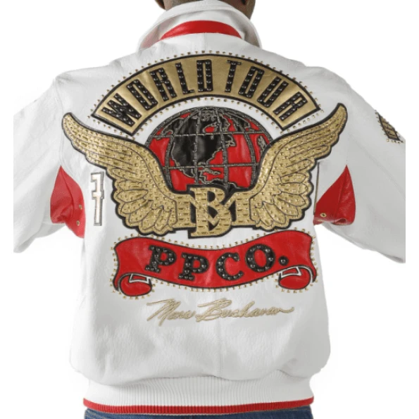 Pelle Pelle World Tour White MB Jacket | Leather Jacket