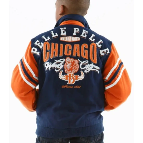 Pelle Pelle Kids Tribute Chicago MB Wool Jacket view 2
