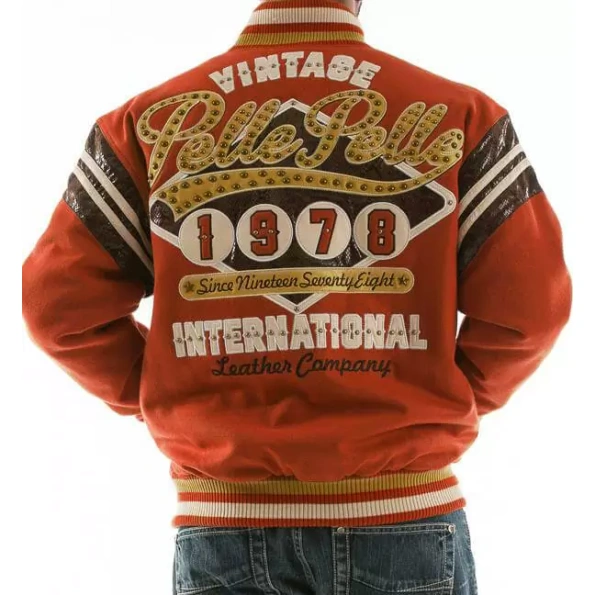 Pelle Pelle Orange Vintage Wool Jacket | Men Jacket view 2