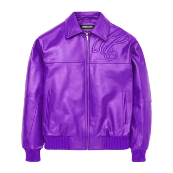 Pelle Pelle Purple MB Plush Leather Jacket | Men & Women view 2