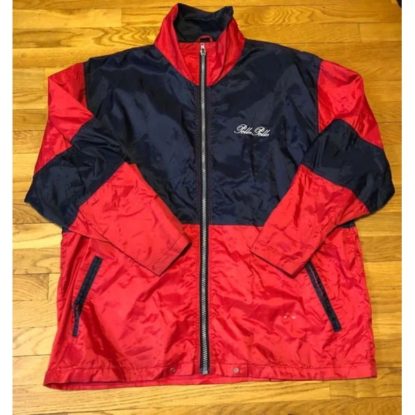 Pelle Pelle Windbreaker Red Black Jacket view 2
