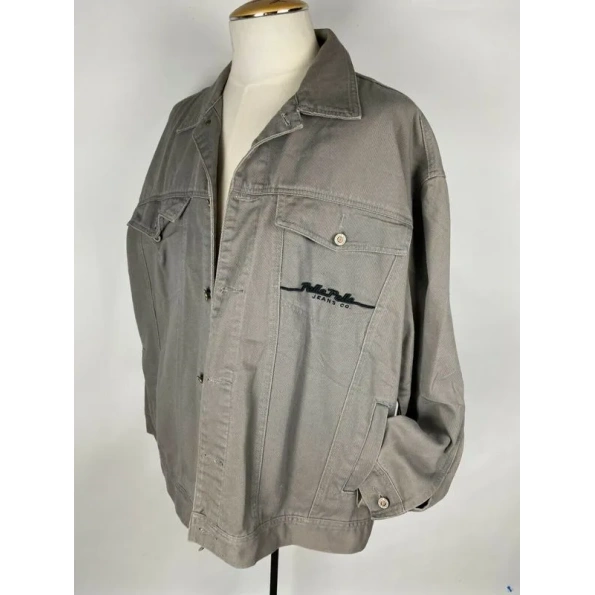 Pelle Pelle Men Grey Denim Jacket view 2
