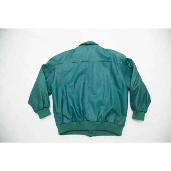 Pelle Pelle Emerald Green Leather Jacket | Bomber Jacket