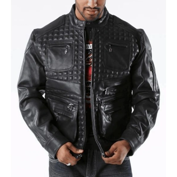 Pelle Pelle Burnish Quilted Leather Jacket | Black Jacket
