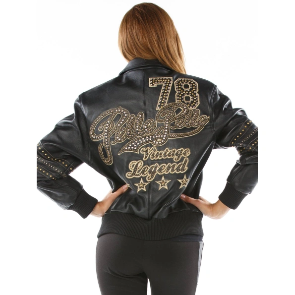 Pelle Pelle Black Vintage Leather Jacket | Women Jacket view 2