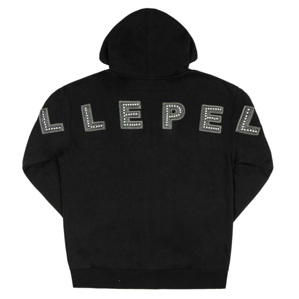 Pelle Pelle Black Wool Hood Jacket view 2