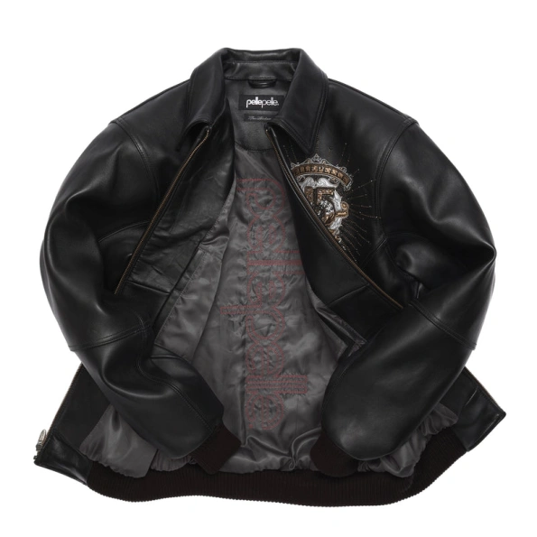 Pelle Pelle Collector Series Studs MB Jacket | Black Jacket view 3
