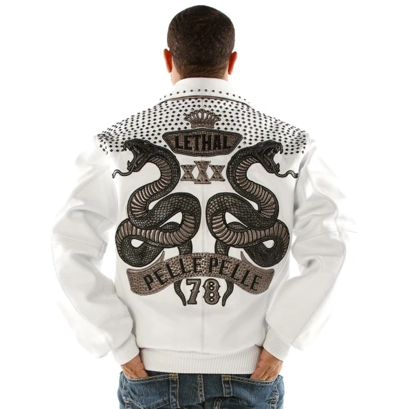 Pelle Pelle Lethal White Studded Jacket view 3