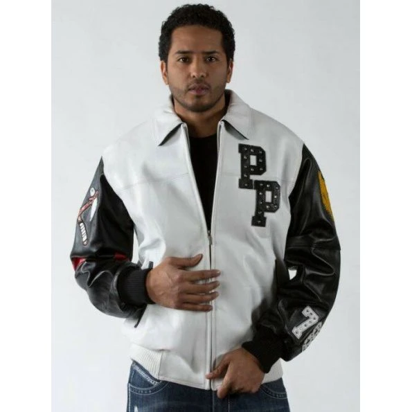 Pelle Pelle Men Renegades White Jacket | Chief Keef Jacket view 2