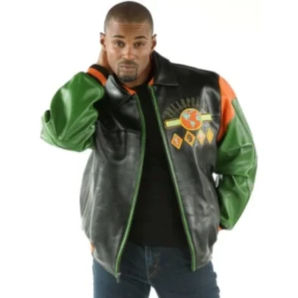 Pelle Pelle Men Soda Club Varsity Leather Jacket view 4