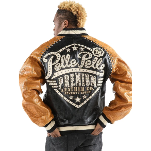 Pelle Pelle Men Brown Premium Leather Jacket view 2