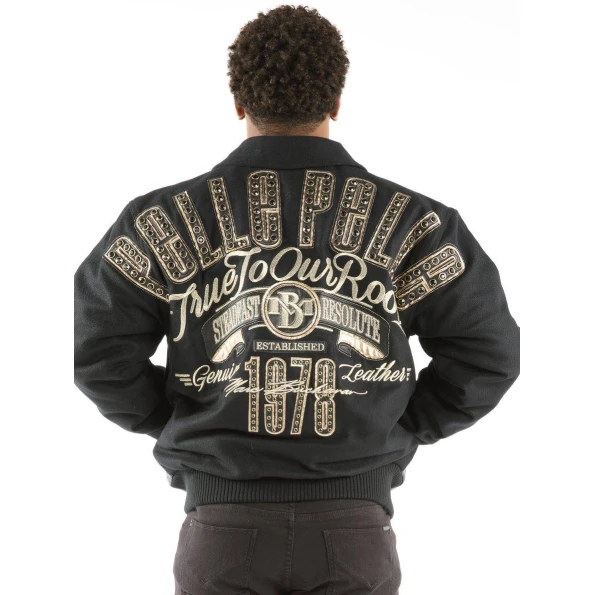 Pelle Pelle Men True To Our Roots Wool Jacket | Black Jacket view 2