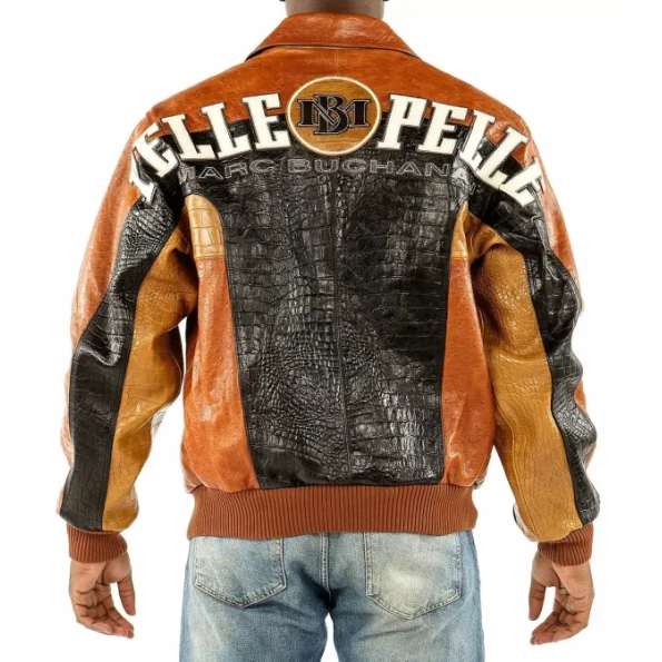 Pelle Pelle Marc Buchanan Croc Leather Jacket | Men Jacket view 2