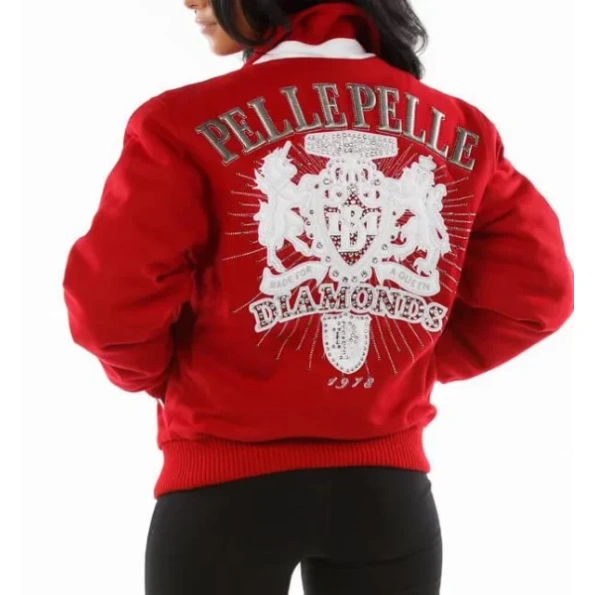 Pelle Pelle Red Diamond MB Wool Jacket | Women Jacket view 2