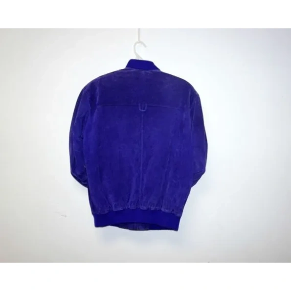 Pelle Pelle Purple Suede MB Wool Jacket view 2