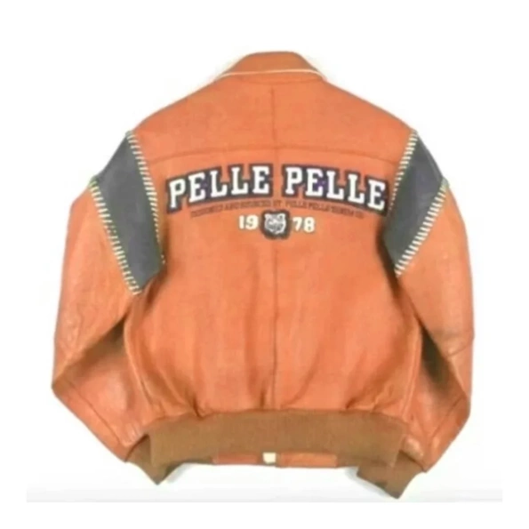 Pelle Pelle Light Brown 90s Leather Jacket view 2