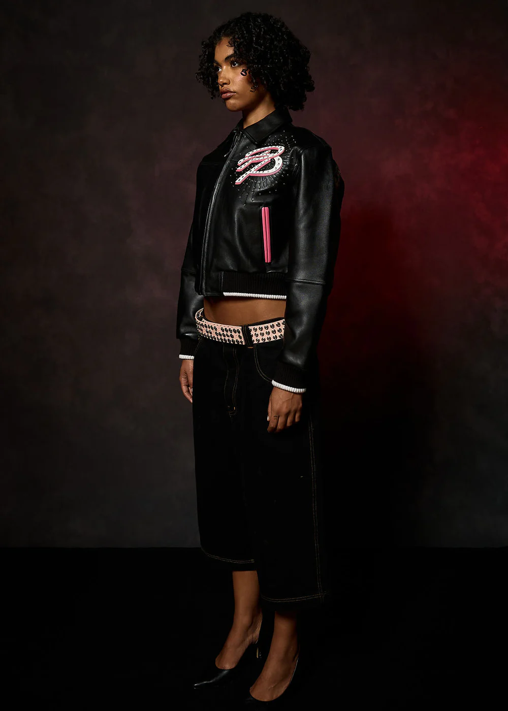 Pelle Pelle Greatest Of All Time Womens Crop Jacket view 4