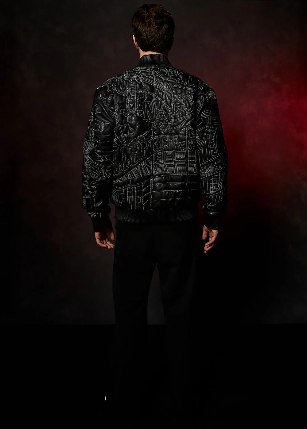 NYC Boro Quilted Black Jacket view 3