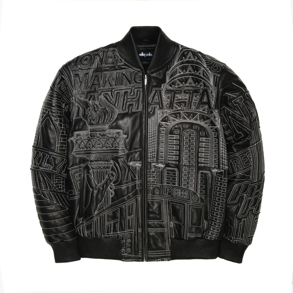NYC Boro Quilted Black Jacket