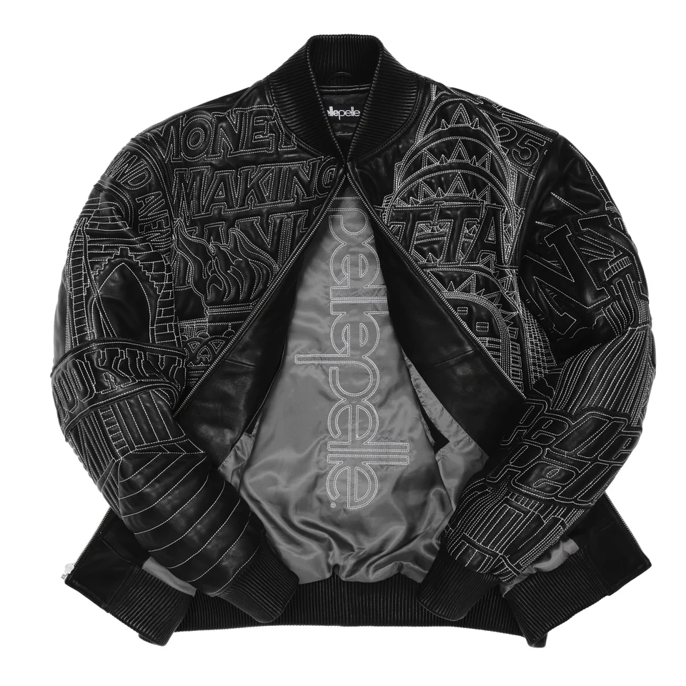 NYC Boro Quilted Black Jacket view 6