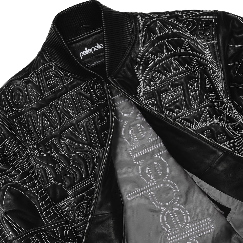 NYC Boro Quilted Black Jacket view 7