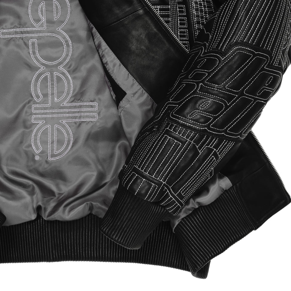NYC Boro Quilted Black Jacket view 8